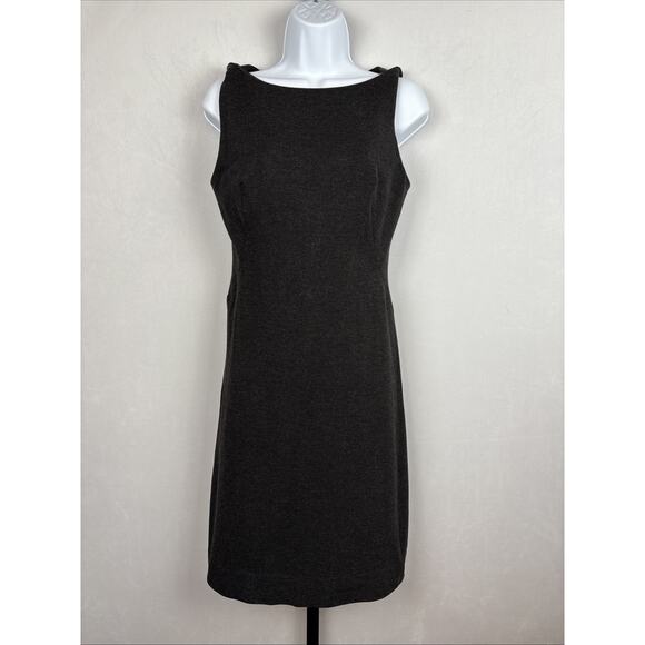 MM Lafleur Dresses & Skirts - MM LaFleur Lydia Dress Women's Size 8 Charcoal Gray Sophisticated Minimalist
